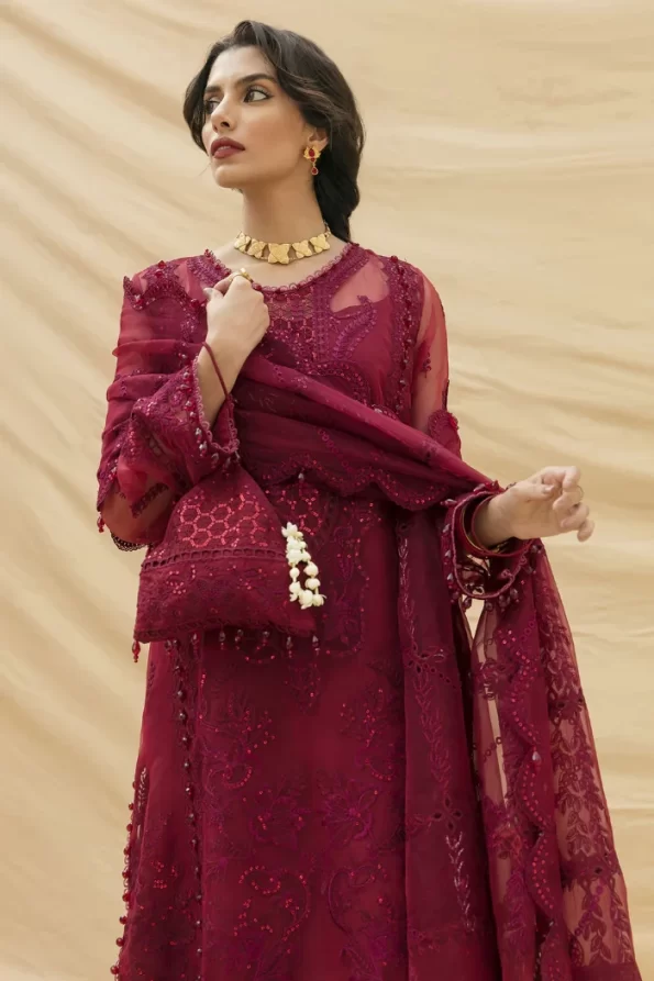 Afrozeh Dhoop Kinaray Embroidered 3pcs- What U Wear (9)