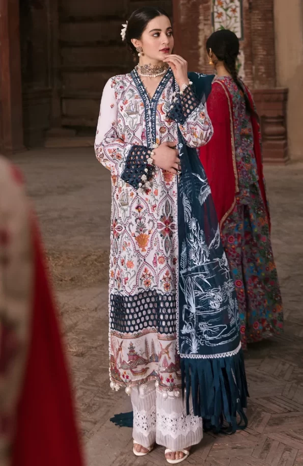 Afrozeh Shabnami Lawn by What U Wear