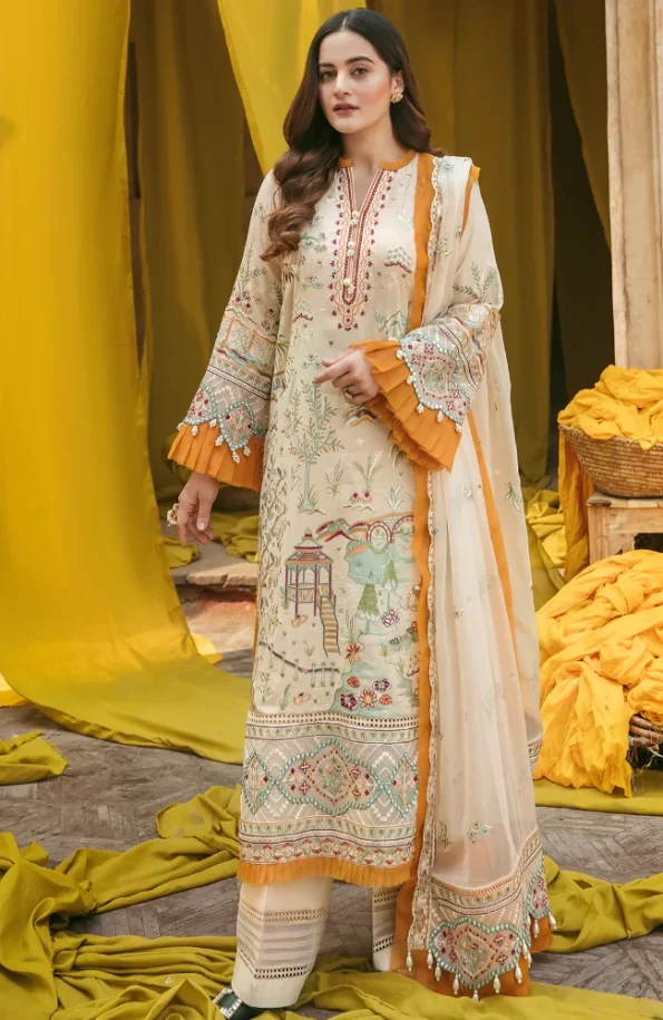 Afrozeh Shabnami Lawn by What U Wear (13)