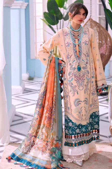 Afsana Anaya Luxury Festive Lawn 3pcs- What U Wear