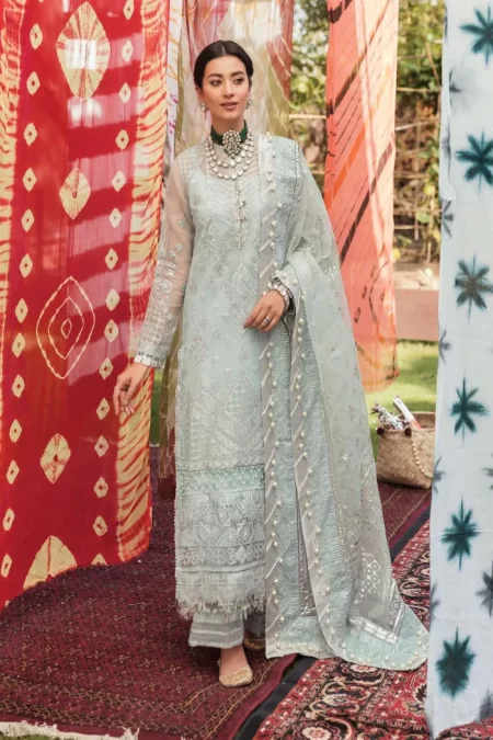 Ayzel By Afrozeh Embroidered Chiffon 3pcs- What U Wear