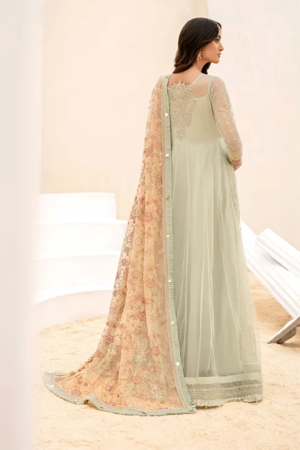 Iznik Luxury Embroidered Net Suit-CC-05 EVIANA- What U Wear