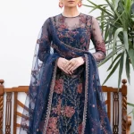 Iznik Luxury Embroidered Net Suit-CC-18 ZOE- What U Wear