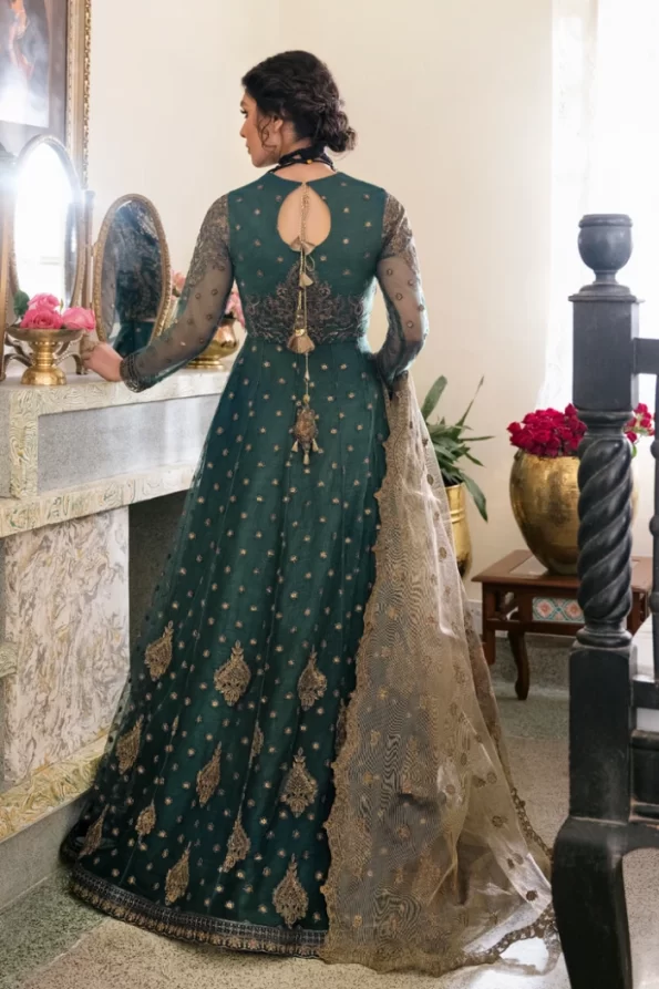 Iznik Luxury Embroidered Net Suit-CC-20 MIA- What U Wear