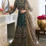 Iznik Luxury Embroidered Net Suit-CC-20 MIA- What U Wear