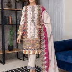 Gulab- Digital Printed Lawn 3pcs by Arham Textile- What U Wear