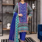 Gulab- Digital Printed Lawn 3pcs by Arham Textile- What U Wear