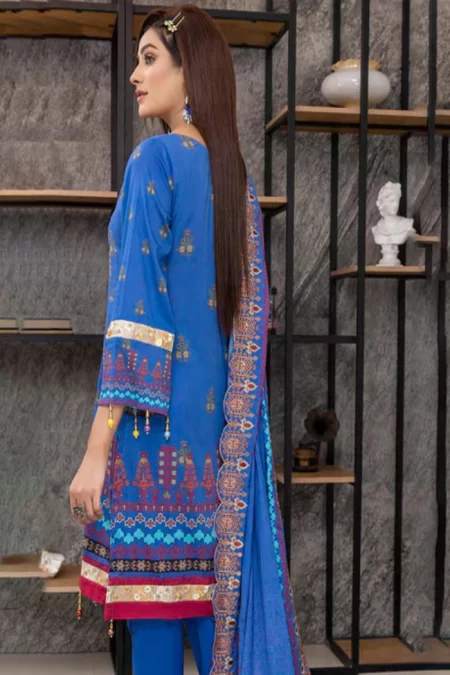 Gulab- Digital Printed Lawn 3pcs by Arham Textile- What U Wear