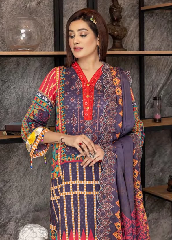 Gulab By Arham Textile 3pcs- What U Wear (6)