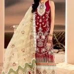 Noor By Saadia Asad Luxury Lawn 3pcs-What U Wear