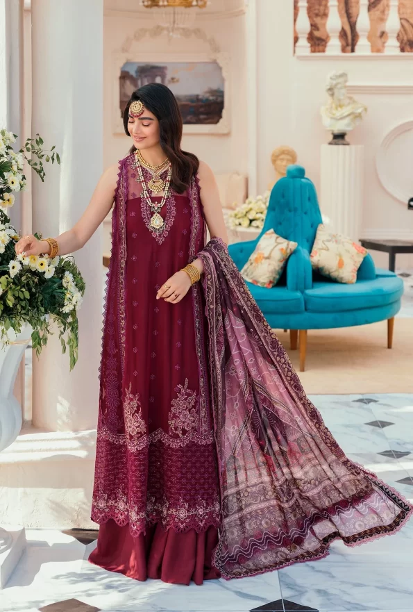 Noor By Saadia Chiffon Laserkari 3Pcs- What U Wear (31)