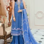 Noor By Saadia Chiffon Laserkari 3Pcs- What U Wear