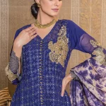 Rana Arts – Pari Wish Semi Stitched Chiffon 3pcs-What U Wear