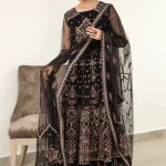 Iznik Luxury Embroidered Suit-UE-67 ILVAITE- What U Wear