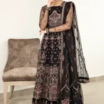 Iznik Luxury Embroidered Suit-UE-67 ILVAITE- What U Wear