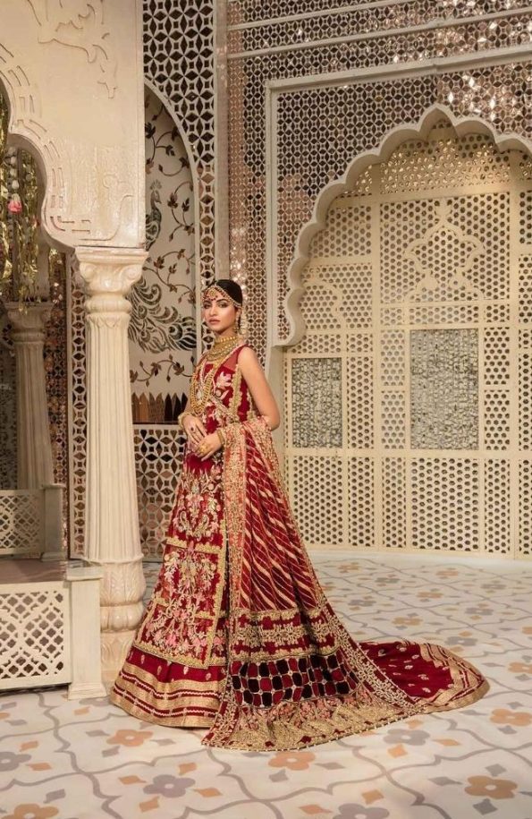 Crimson Saira Shakira Wedding-Stories of Naqshi- Scarlet by What U Wear
