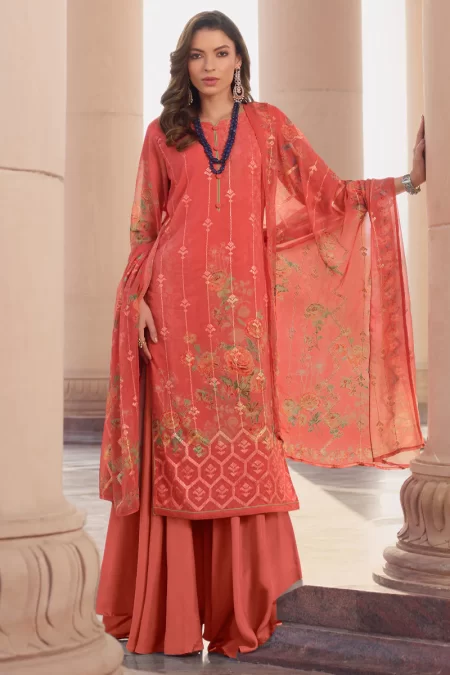 Vivek Khairaa Unstitched Georgette 3Pcs-What U Wear