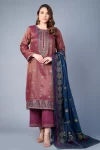 Zeen Unstitched Embroidered Mysuri 3 Pcs- What U Wear