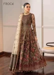 Baroque -Embroidered Net Unstitched Luxury Suit- What U Wear
