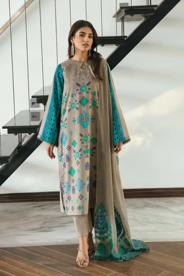 Charizma Sheen Printed Lawn Unstitched 3pcs- What U Wear