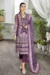 Adan's Libas Amira Emb. Hand Embellished Organza Semi Stitched 3pcs- What U Wear