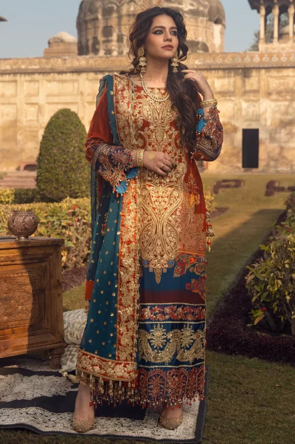 GUL-E-DEED LFU-05-Luxury Wedding Suit- What U Wear