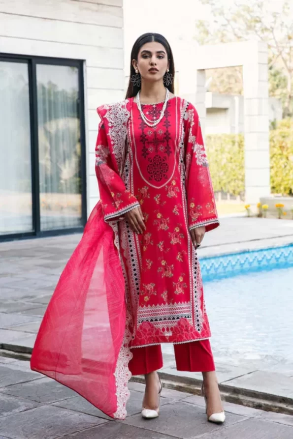 Charizma Sheen Printed Lawn Unstitched 3pcs- What U Wear