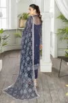 Adan’s Libas Amira Emb. Hand Embellished Organza Semi Stitched 3pcs- What U Wear