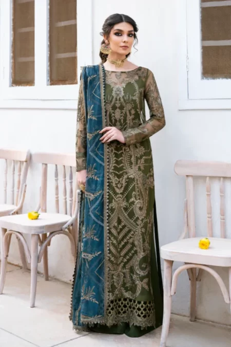 Iznik Chinon Chiffon Unstitched 3pcs- What U Wear