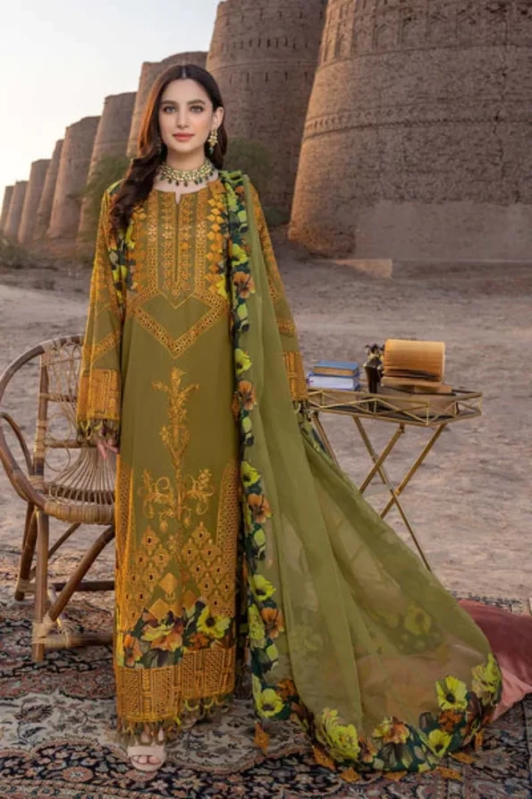 Charizma Signature Premium Lawn Unstitched 3pcs- What U Wear