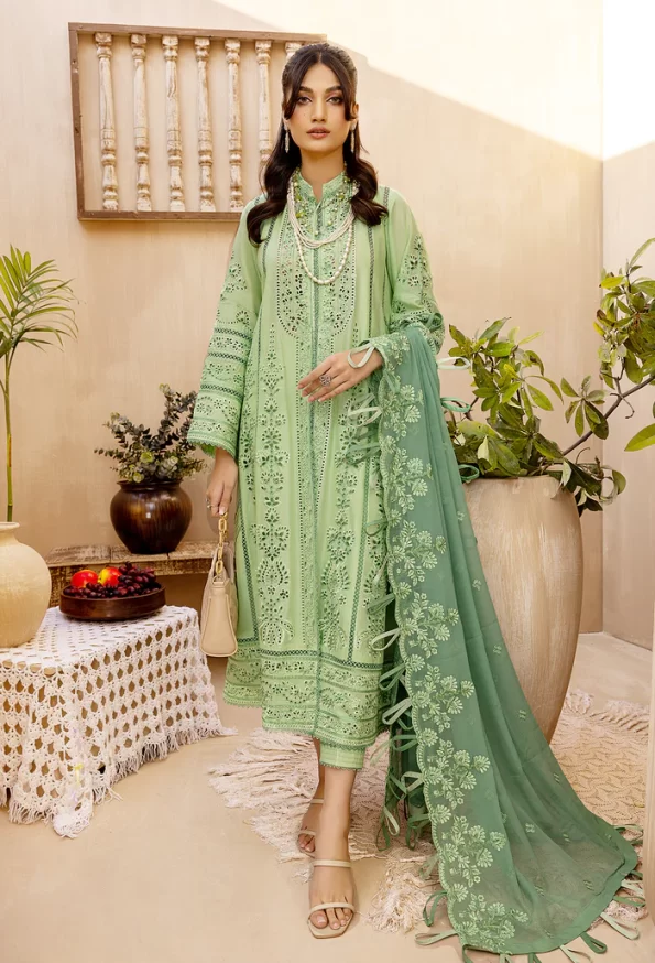 Adan Libas Elizabeth Luxury Unstitched Lawn 3Pcs- What U Wear