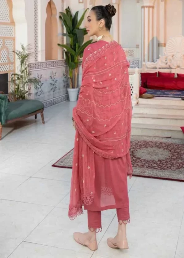 Tehzeeb by Riaz Arts Embroidered Swiss Voil 3Pcs- What U Wear