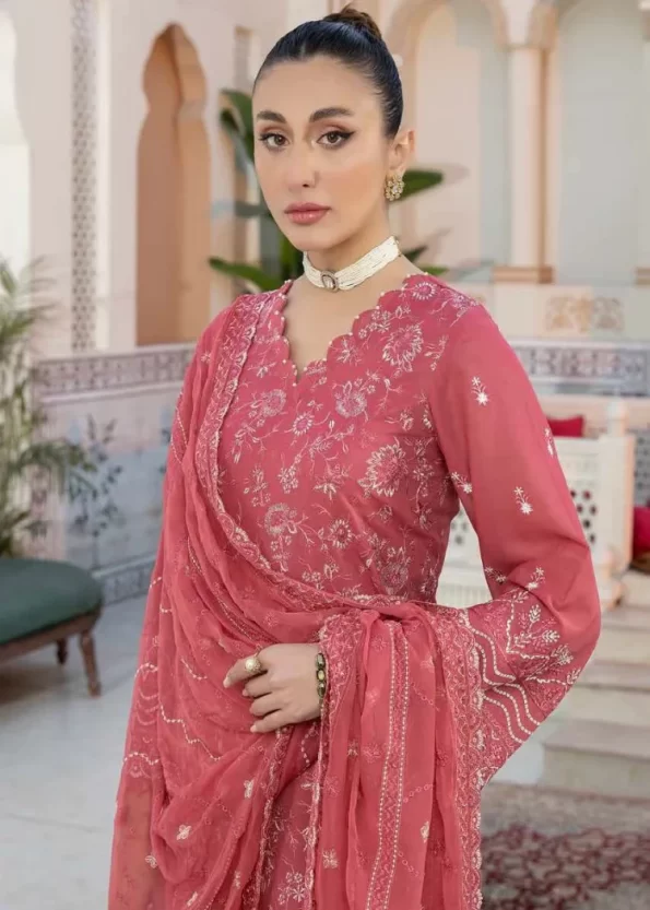Tehzeeb by Riaz Arts Embroidered Swiss Voil 3Pcs- What U Wear