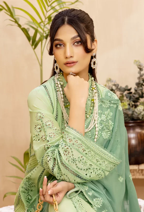 Adan Libas Elizabeth Luxury Unstitched Lawn 3Pcs- What U Wear