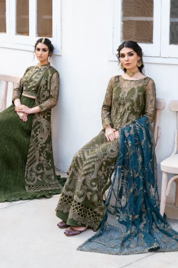 Iznik Chinon Chiffon Unstitched 3pcs- What U Wear