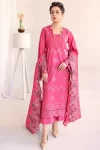 Baharan By Humdum Chickenkari Lawn 3pcs- What U Wear