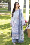 Adans Libas Summerkari 2 Embroidered Lawn Unstitched 3pcs- What U Wear