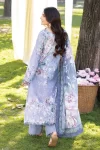 Adans Libas Summerkari 2 Embroidered Lawn Unstitched 3pcs- What U Wear