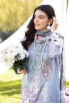 Adans Libas Summerkari 2 Embroidered Lawn Unstitched 3pcs- What U Wear