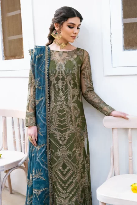 Iznik Chinon Chiffon Unstitched 3pcs- What U Wear