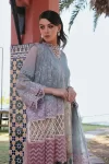 Nureh Maya Swiss Embroidered Lawn 3pcs- What U Wear