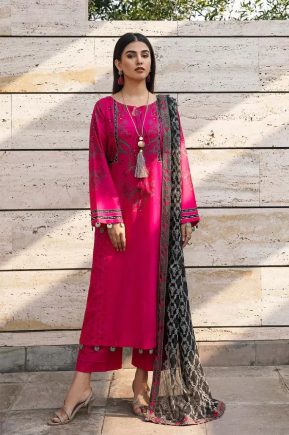 Charizma Sheen Printed Lawn Unstitched 3pcs- What U Wear
