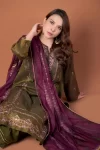 Zeen Unstitched Embroidered Mysuri 3 Pcs- What U Wear