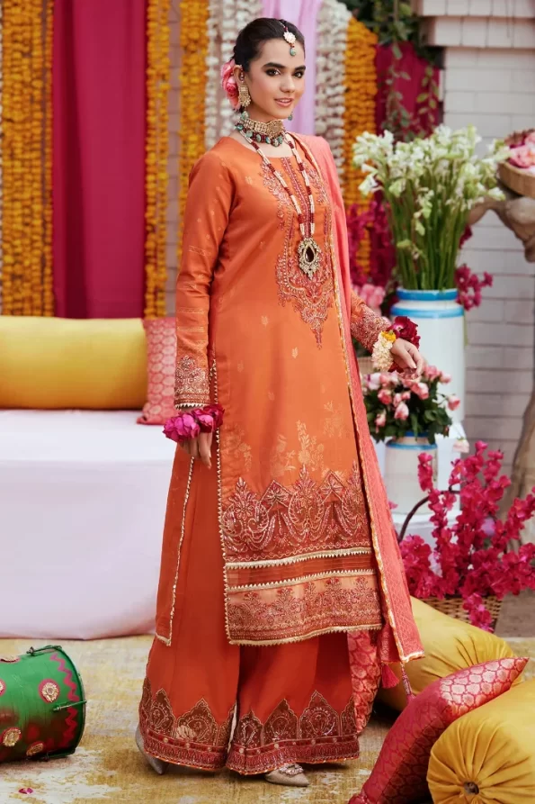 Motifz-Gulaab Embroidered Jacquard Unstitched- What U Wear