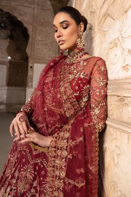 Meeral-Uns-Unstitched Embroidered Luxury Gown- What U Wear