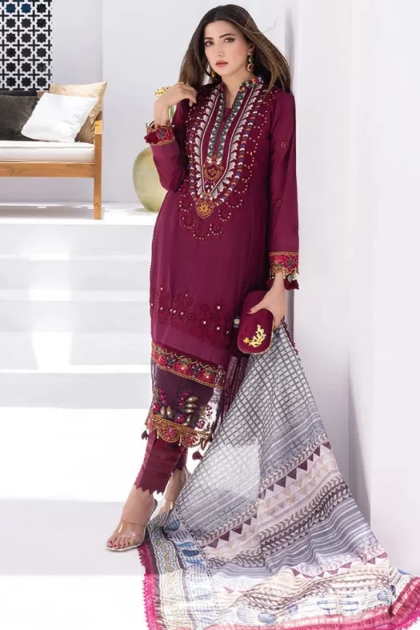Rungkari By Mahiymaan Unstitched 3Pcs- What U Wear