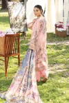 Adans Libas Summerkari 2 Embroidered Lawn Unstitched 3pcs- What U Wear
