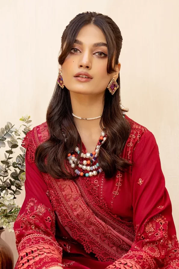 Adan Libas Elizabeth Luxury Unstitched Lawn 3Pcs- What U Wear