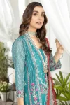 Adan’s Libas Amira Emb. Hand Embellished Organza Semi Stitched 3pcs- What U Wear