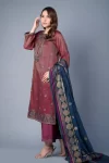 Zeen Unstitched Embroidered Mysuri 3 Pcs- What U Wear
